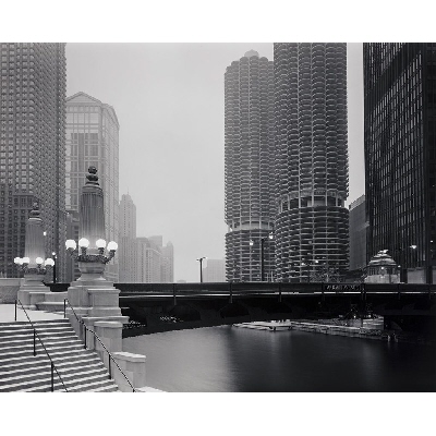 Chicago (Chicago River. View West from Wabash Avenue)