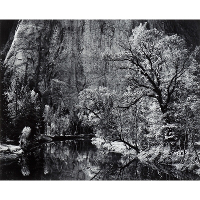 River, Cliffs, Autumn, Yosemite Valley, California