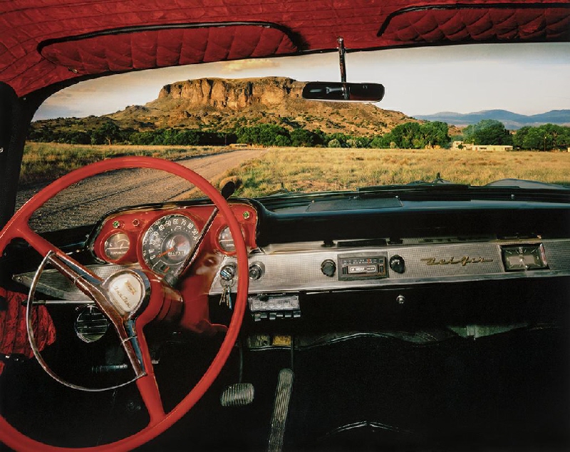 Black Mesa, New Mexico, Looking East from Fred Cata’s 1957 Chevrolet Belair