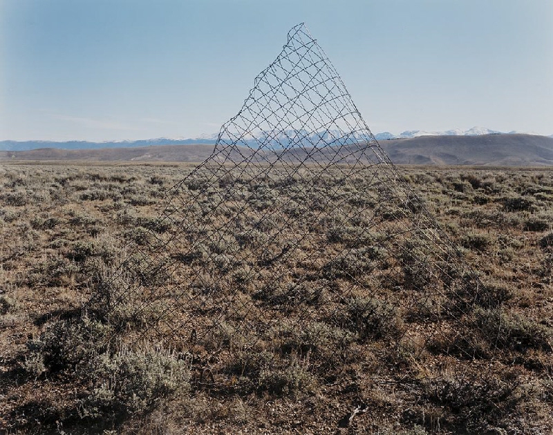 Research Cone Placed around a Control Group of Sagebrush. Owl Mountain Partnership, Walden, Colorado